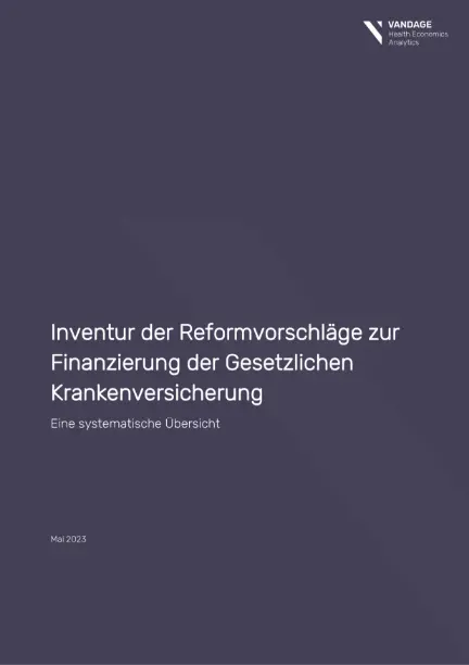Cover - Finanzreformen Inventur Vandage (Vollständiger Bericht)